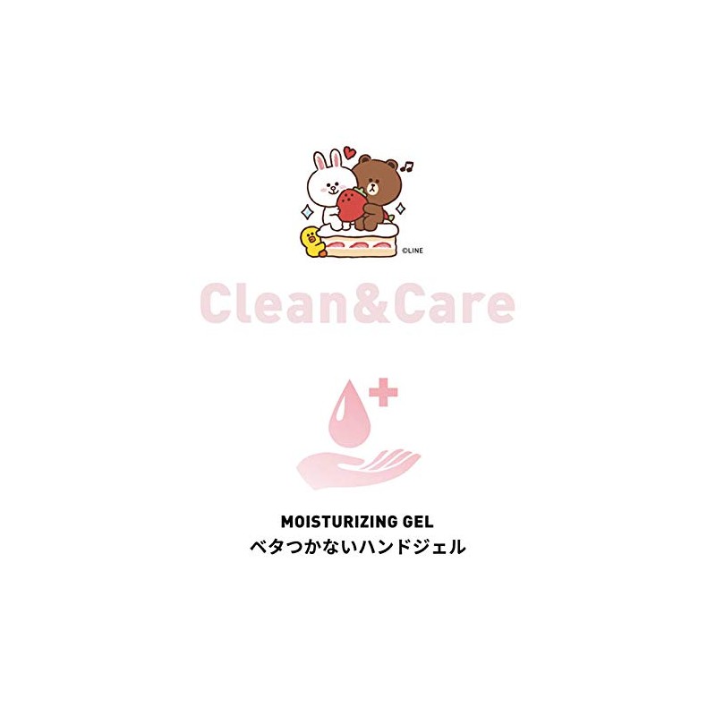 LINE FRIENDS Clean and Care Alcohol Hand Gel, 1.4 fl