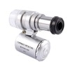 Mini Magnifier 60x Microscope Magnifier with LED UV Light Pocket