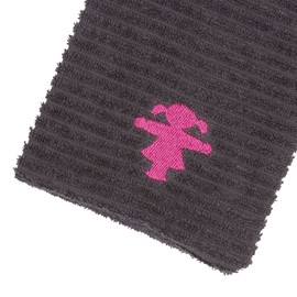 AMPELMANN Masseuse Möve Wash Towel Graphite 15 x 20 cm 100% Cotton Terry Cloth with Traffic Light Woman