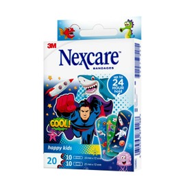 Nexcare Happy Kids Plasters Cool, assortiert, 20/Packung