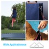 sourcing map 10 Pcs Trampolines Triangle Buckle, 1 1/2" Metal