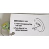 Emergency Release Key Compatible with Schlage 61-509 B571 and Falcon