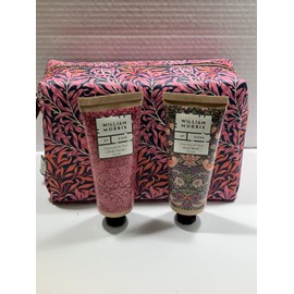 Heathcote & Ivory William Morris Clementine & Clove Body Travel Set Bag Wash & Cream