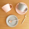 SAKUZAN Coffee Cup & Saucer, Set of 2 Same Color,