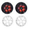 Rockville (4) Rockville RKL65MBW 6.5" 700w Marine Boat Speakers w/LED+Black/Wh