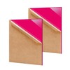 Eszeoee 2 Pack 12'' x 16'' Opaque Pink Acrylic Sheet,