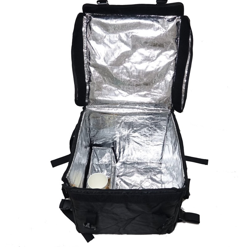Packir PK-64B: Big Pizza/Food Delivery Bag for Motorcycle or Bicycle,