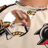 Kigai Old School Tattoo Barber Cape for Men Waterproof Hair