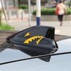 JINYUNDUOSP Antenna Shark Teeth Fin Vinyl Overlay Decal Compatible with