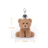 Apricot Lamb Leisure Bear Stuffed Plush Keychain, Soft Plushies Cute