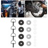 GAOSHA Universal Fairing Bolts 14mm and 19mm D Rings 1/4
