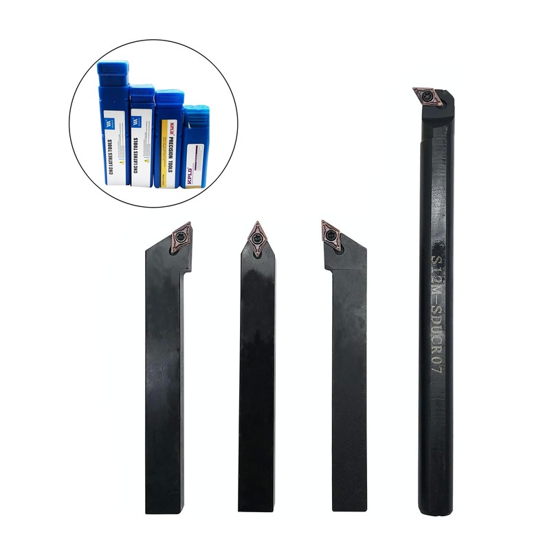 Juego de 4 brocas de carburo indexables de 1/2 pulgadas