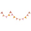 G2PLUS Happy Birthday Fabric Banner, 4.2M Double Sided Triangle Tassel