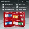 AdirOffice Key Lock Box – 48 Key Hooks Wall Mounted