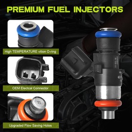 Inyectores de combustible de alto rendimiento para Ford F150 Mustang Explorer Edge Flex 2011 2012 2013 2014 2015 2016 2017 2018 2019, para Lincoln MKX V6 3.5L 3.7L 2011-2018, # 88888888191, 4 agujeros