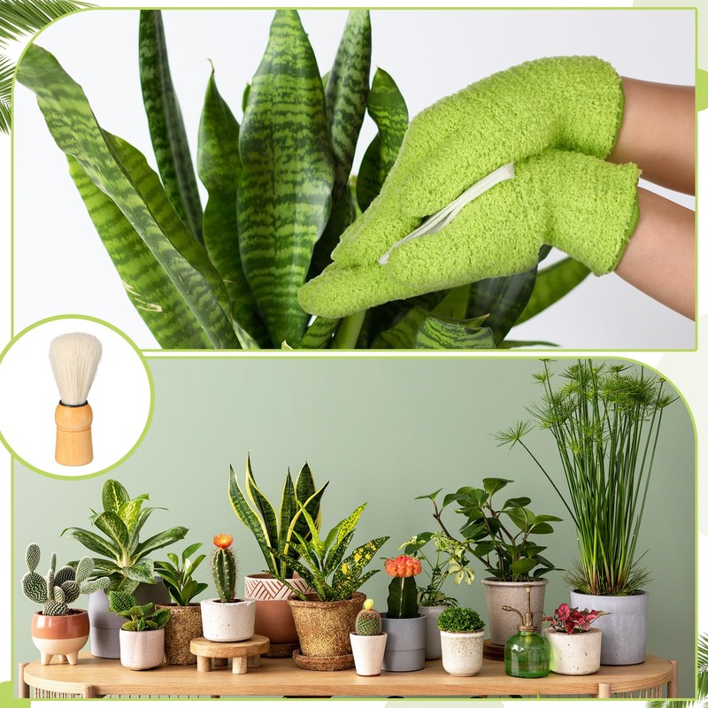 Dansib 20 Pcs Plants Cleaning Set Include 1 Pair Dusting