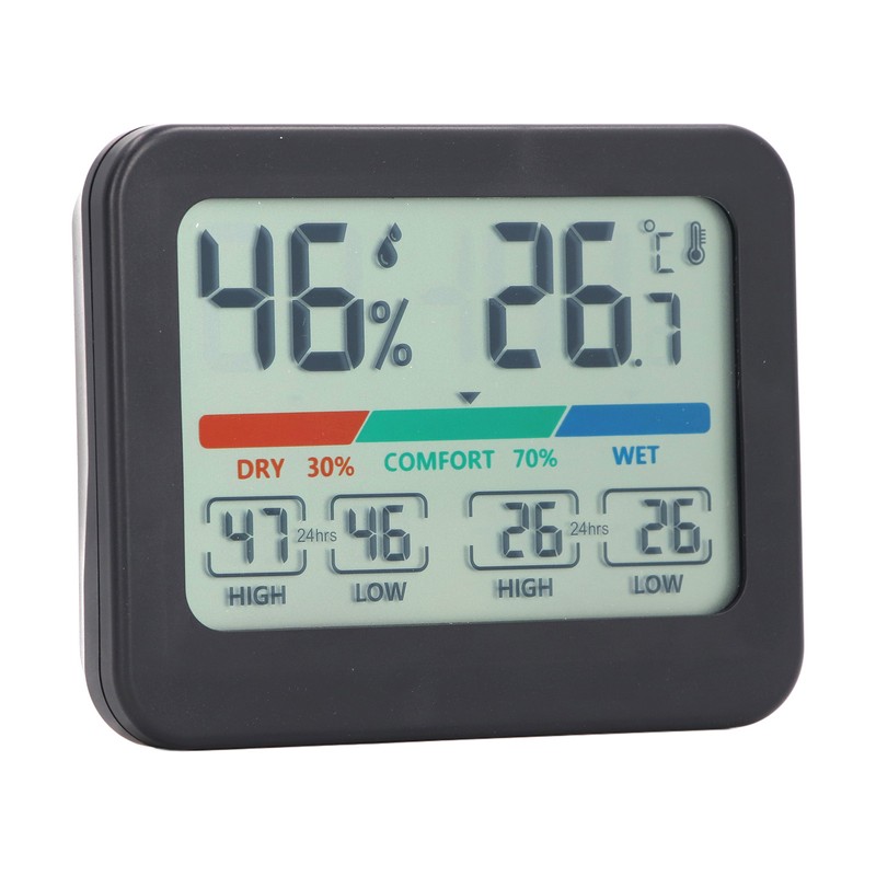 Digital Hygrometer Thermometer LCD Display Electronic Temperature and Humidity Monitor