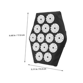 SAFIGLE 2pcs Hand Massage Gloves with Floral Buckle Design Ergonomic Mitts for Targeted Back Neck Joint Foot Shoulder and Leg Massage Portable and Relief Tool