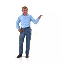 Le Mans Miniatures Mr. Carroll Without Hat 1/18 Scale Resin Figure FLM118046-P1