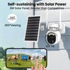 4G LTE Solar Cellular Security Camera, No WiFi Waterproof Outdoor