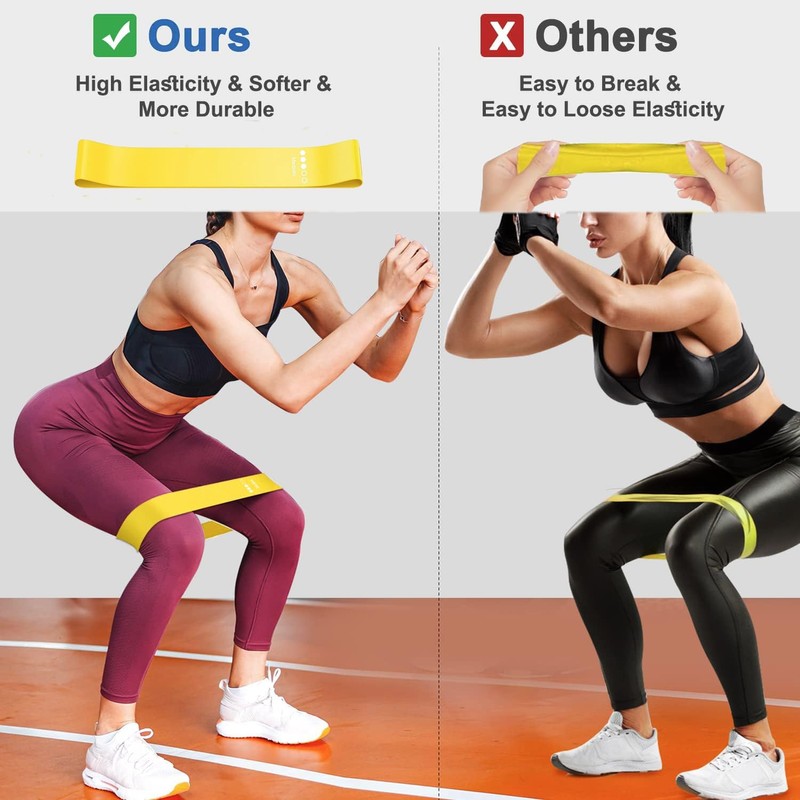 LIDENKORS Exercise Bands, Resistance Bands for Exercise, Fitness Bands with