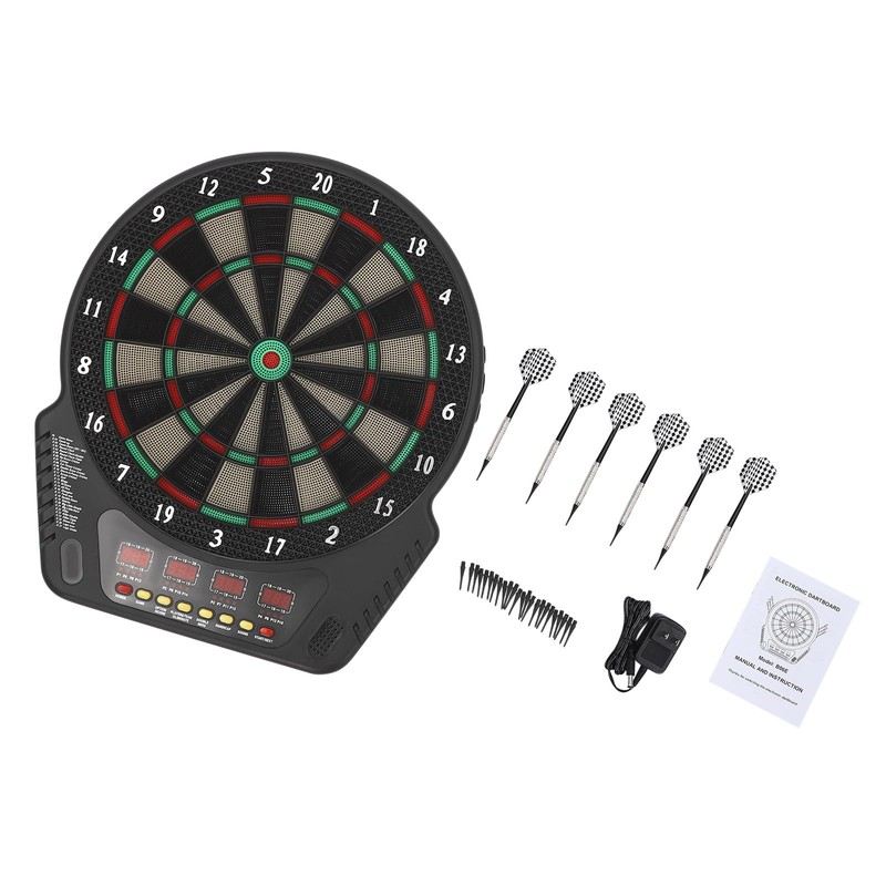 LIYUANJUN Electronic Dart Board with 6 Darts, Electronic Dart Boards