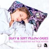 Satin Pillowcase for Hair and Skin, Soft Satin Pillow Cases
