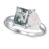 Yaresul Toi Et Moi Ring - 6x8mm Moss Agate Ring