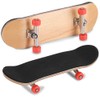 Milltrip Wooden Finger Skateboards, 1Pc Maple Wooden Alloy Fingerboard Finger