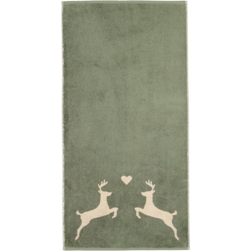 Cawö Home Hand Towels Alpenchic Edition Deer 6228 Pine 43