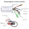 36V 350W Electric Scooter Motor Controller Kit Dashboard Display Panel