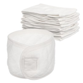 BESPORTBLE 8 Pcs Newborn Belly Band Cotton Wrap Pure Color Navel Belt Soft Breathable for Comfortable Wear for Tummy Support Hernia Prevention