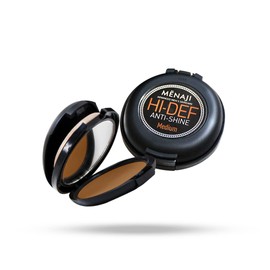 Menaji HDPV Anti-Shine Powder (Bronze) | Anti-Shine Face Make-Up for Men | High-Definition Face Powder | Skin-Friendly Face Powder for Men | All-Occasion Face Powder | Contains Vitamin C & E