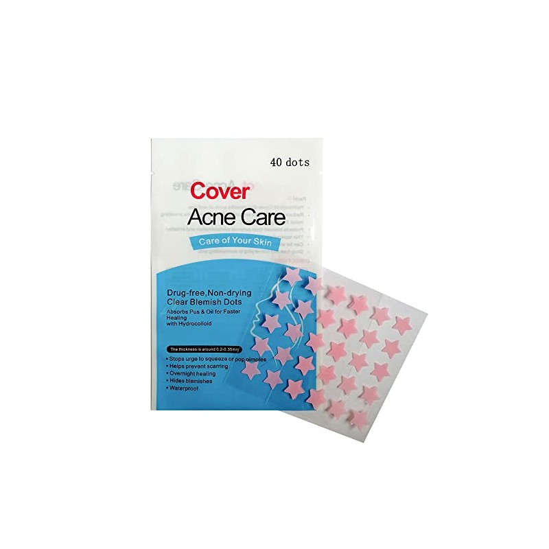 AGRCARE Hydrocolloid Acne Pimple Patch for Face, Zit Patch, Acne