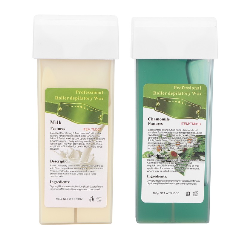 Hair Removal Waxing Roller Kit Milk Wax Aloe Vera Wax