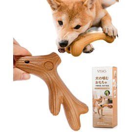VISKS Dog Toy, Made of Pine Fiber, Durable Deer Antler Dog Chew Toy, Educational Toy for Training, 2 Sizes Available for Large and Small Dogs