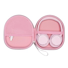 XANAD Hard Case Compatible with Sony WH-CH720N, WH-1000XM4, WH-CH520, WH-1000XM5, ULT WEAR, Soundcore Space Pro Wireless Headphones, Pink Hard Shell Travel Carrying Bag