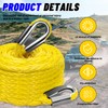 Perantlb Synthetic Winch Rope 1/2" x 50'-25000 lbs Winch Line