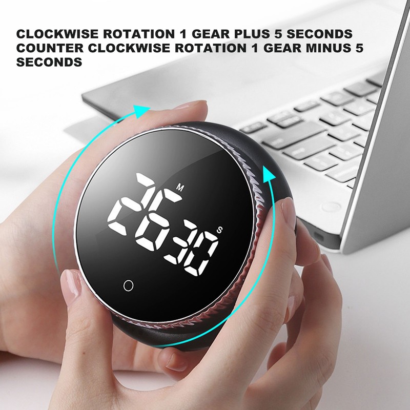 Rotation Timer Kitchen Cooking Time Reminder Students Exam Study Time