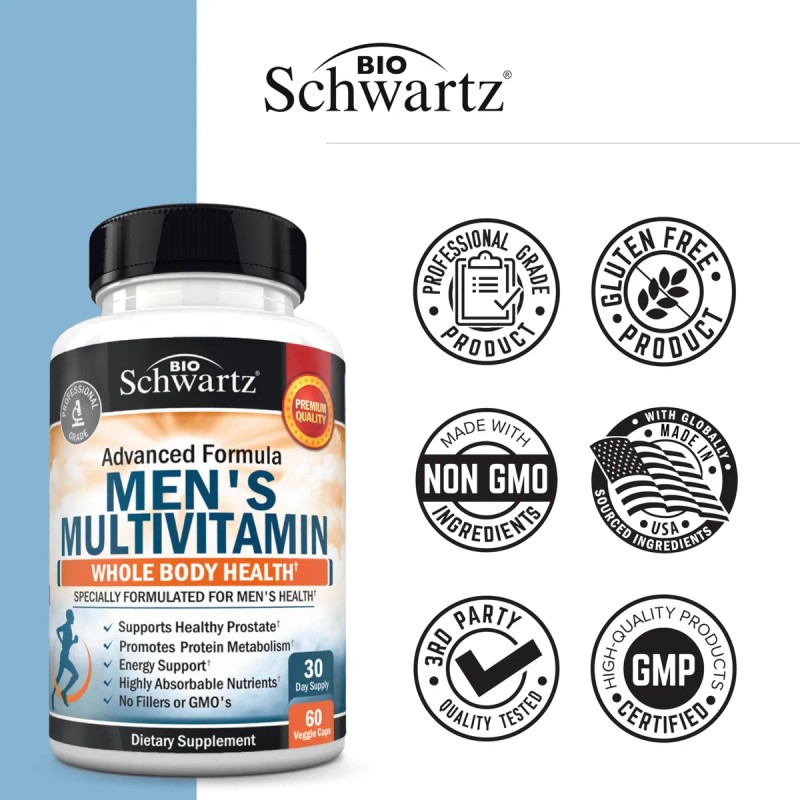 Bioschwartz Multivitamínico Hombre 60 Tabletas