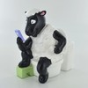 Comical Sheep On Toilet Figurine