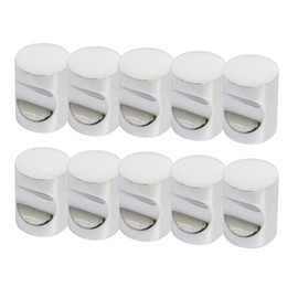 Design House 182329 Barrel Knob, 10-Pack, Brushed Nickel