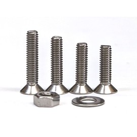 [M4x15-M4x20] Stainless Steel Countersunk Head Machine Screw Set [M4x15, M4x16, M4x18, M4x20]