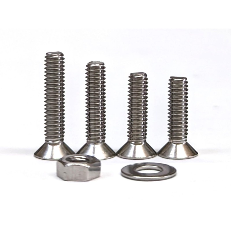 [M4x15-M4x20] Stainless Steel Countersunk Head Machine Screw Set [M4x15, M4x16,