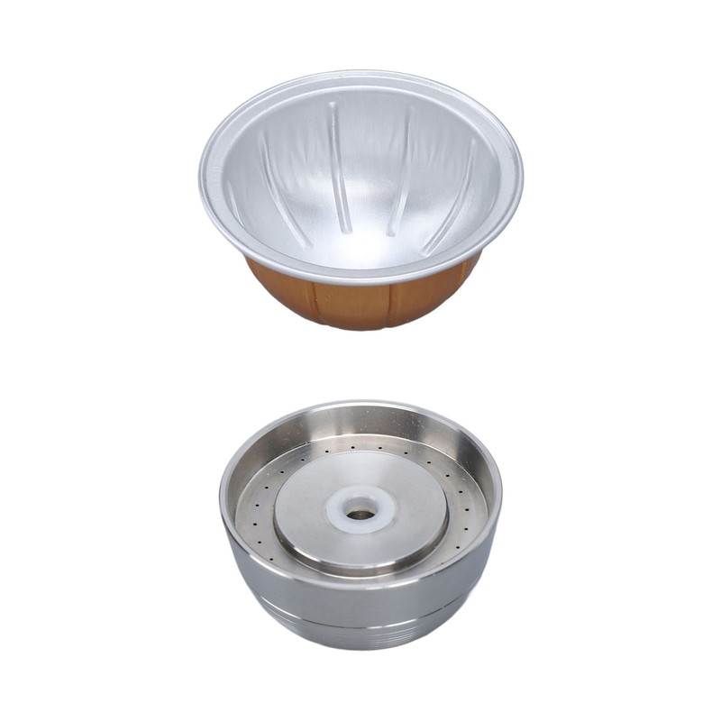 Reusable Coffee Capsule Stainless Steel Easy to Clean Long Lifespan