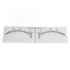 100PCS Eyebrow Ruler Stencils Disposable PVC Clear Scale Brow Microblading