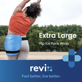 REVIX Extra Large Cold Pack for Hip Replacement, Reusable Ice Pack for Hip Flexor, Post-Workout Recovery, After Hip Surgery Must Have