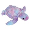 Ravensden 35CM Plush Soft Toy Turtle, Purple and Blue with Glitter Accents