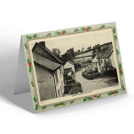 CHRISTMAS CARD - Vintage Devon - Burrow, Newton Poppleford