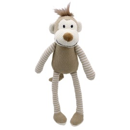 Wilberry - Knitted - Monkey Soft Toy - WB004334, Brown